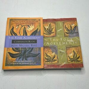 The four agreements/ four agreements companion book Don Miguel Ruiz self help